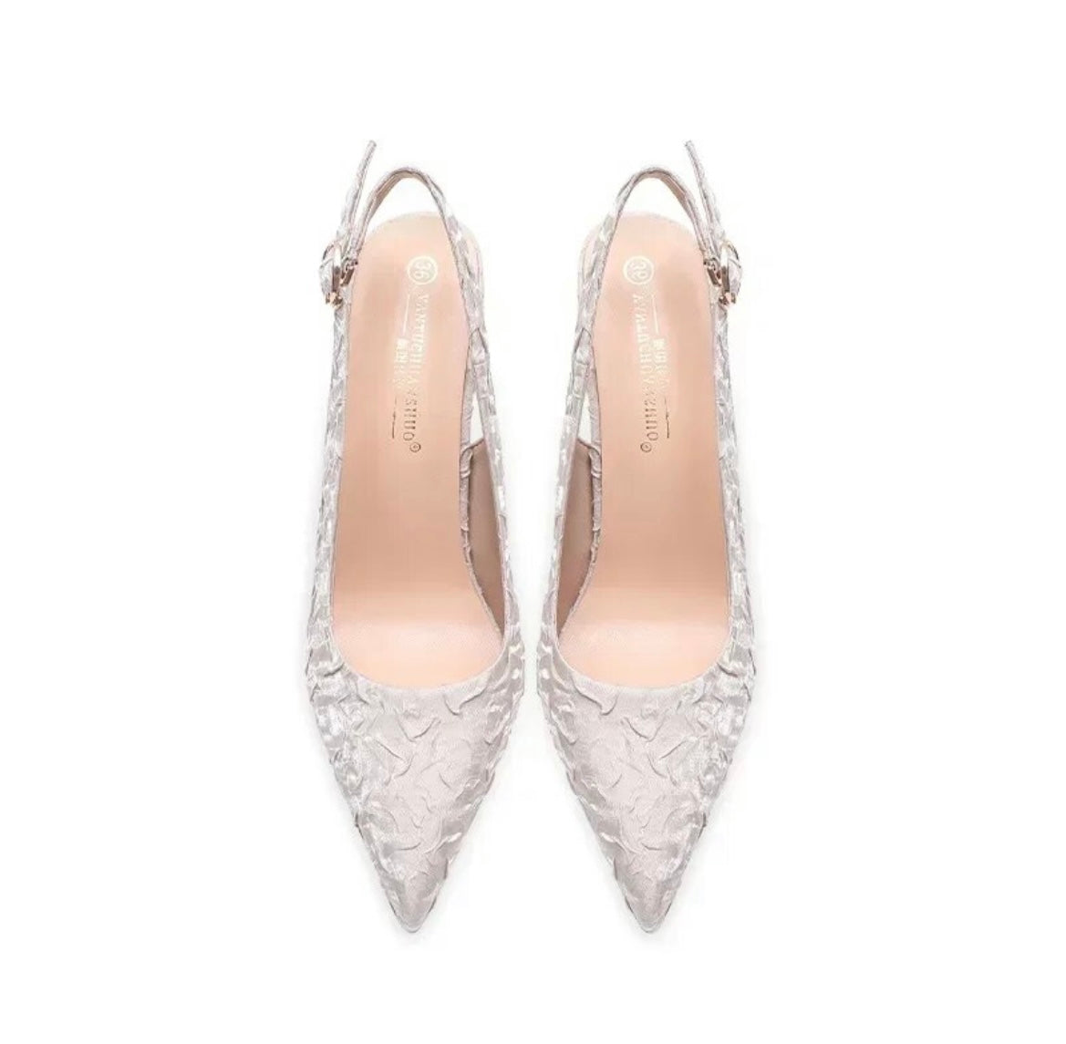 Tasmin Textured Slingbacks