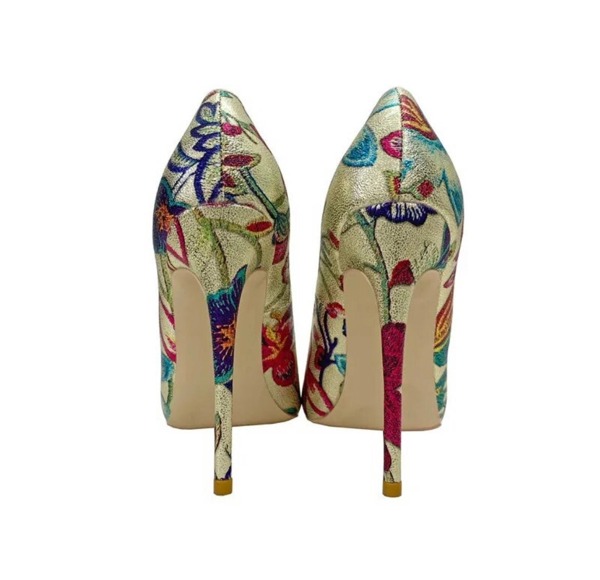 Aria Floral Heels