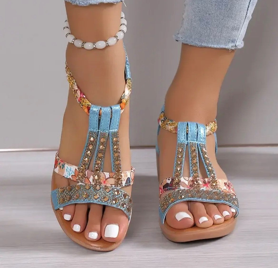 Lola Floral Sandals