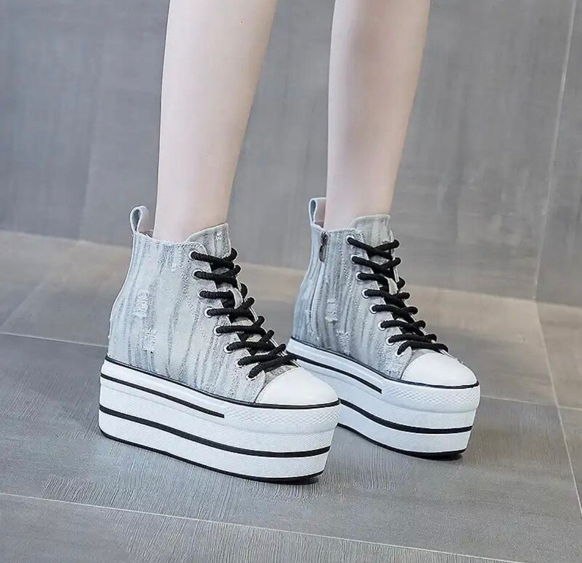 Delilah Denim Platforms