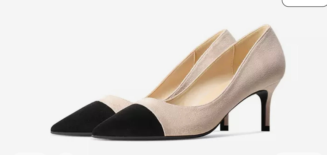 Kaia Two Tone Heels Size 3 (eu35) 6cm heel IN STOCK
