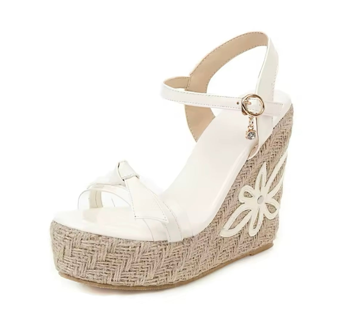 Maddy Flower Wedge
