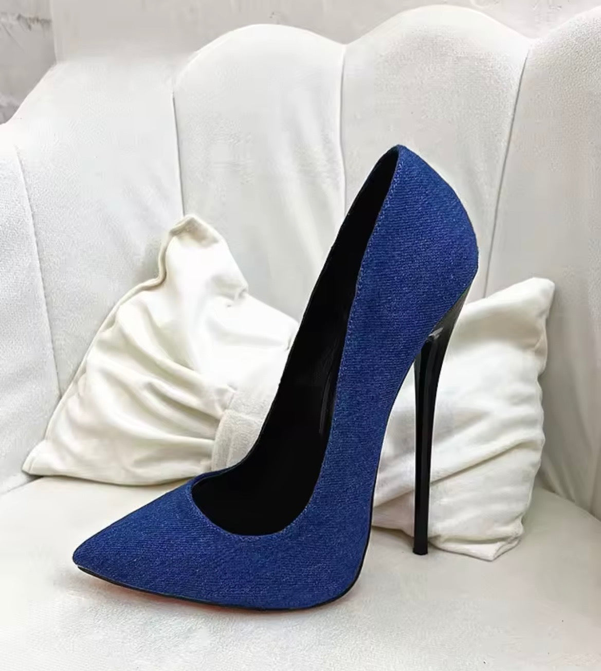 Dolly Denim Heels