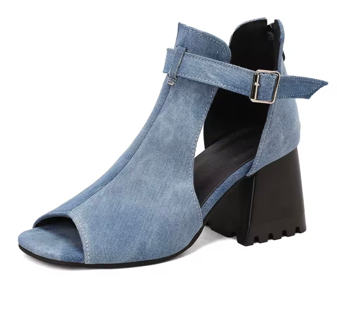 Shyla Peep-Toe Heels