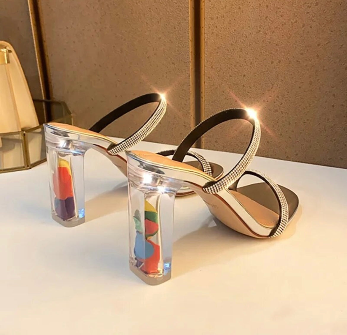 Francesca Rhinestone Sandals