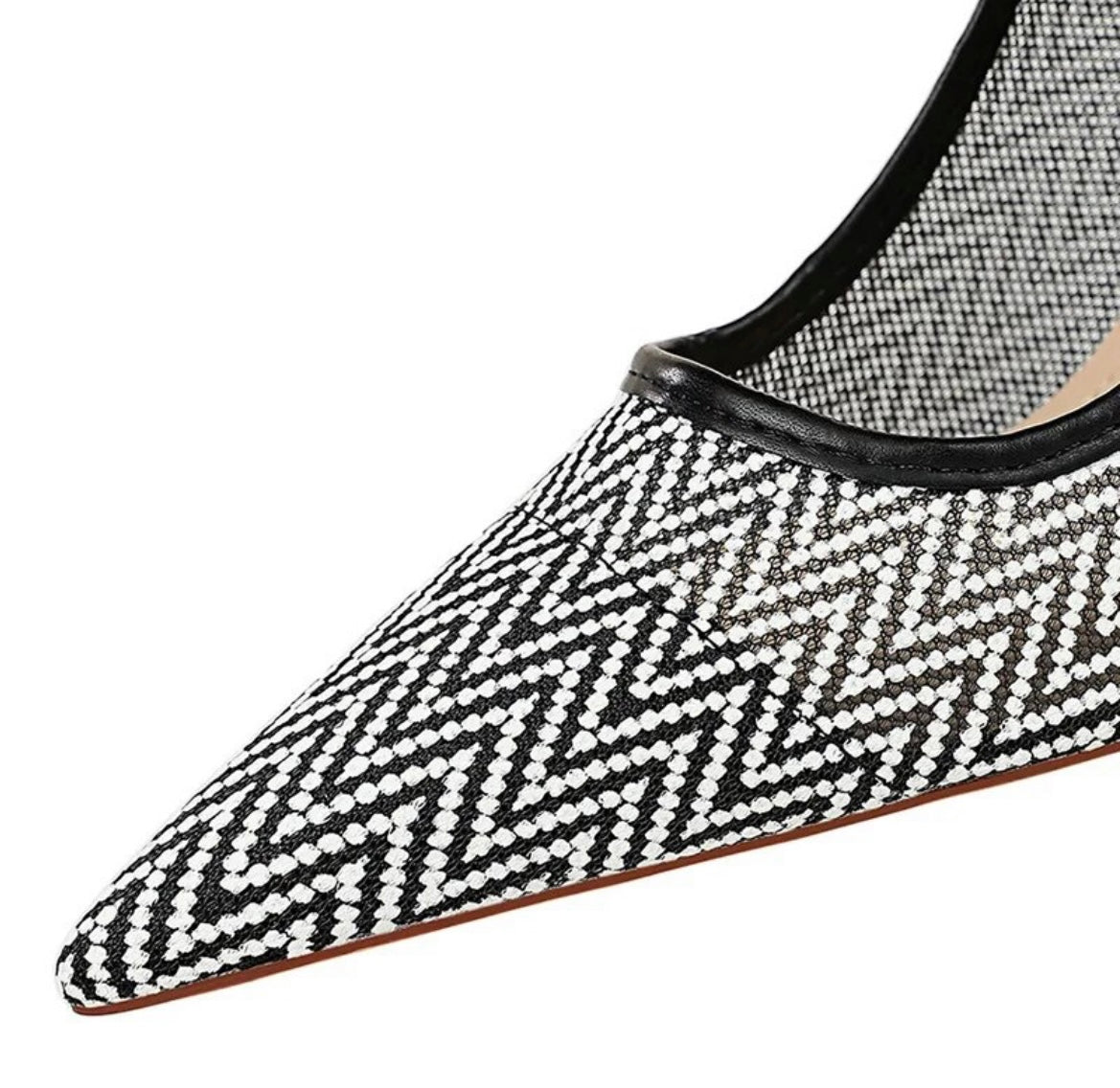 Amanda Chevron Pointed Heels
