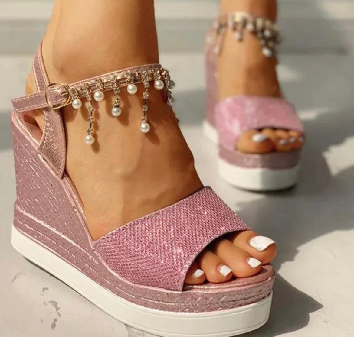 Ophelia Wedge Sandals