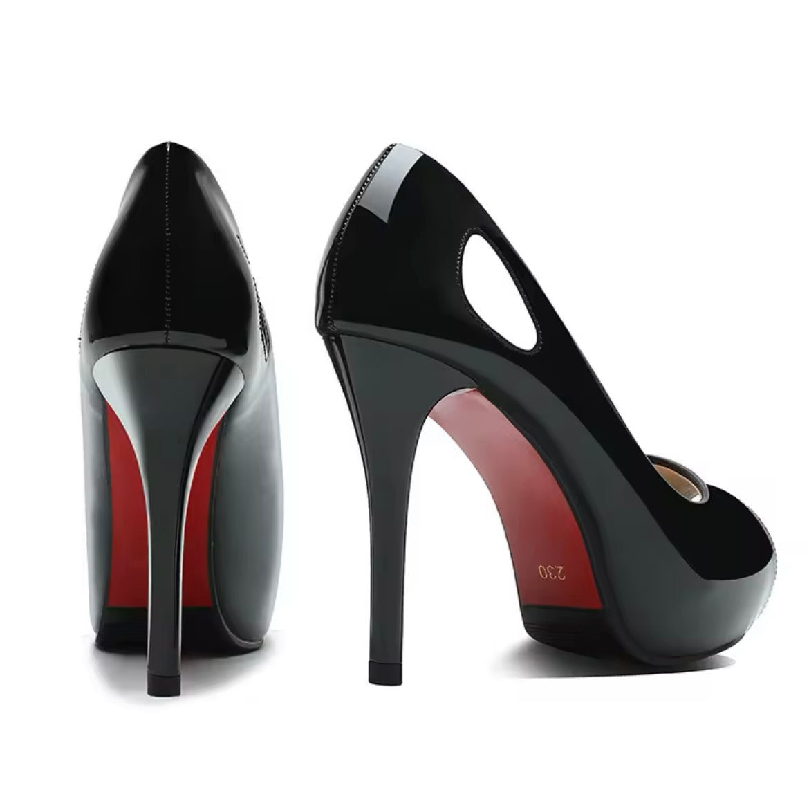 Mia Patent Leather Heels