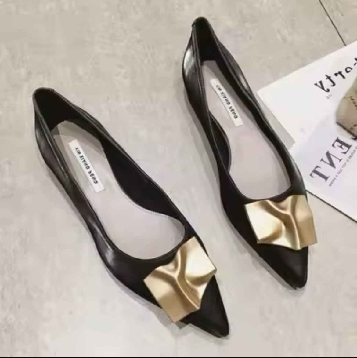 Fiolla Embellished Flat Pumps