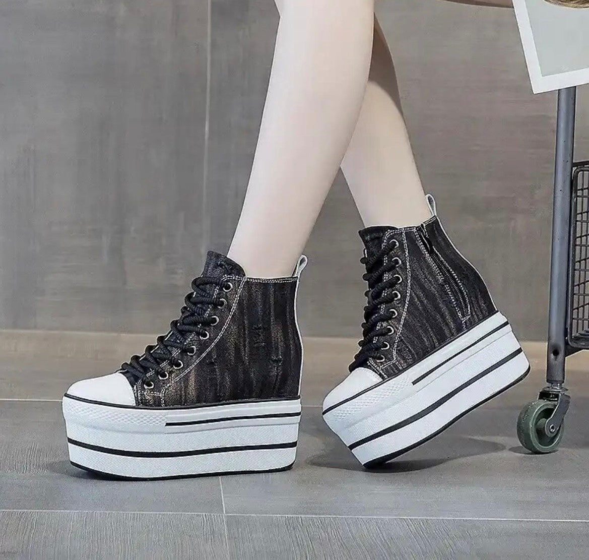 Delilah Denim Platforms